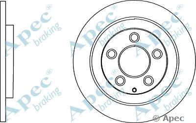 APEC BRAKING dsk3020 -  Тормозной диск
